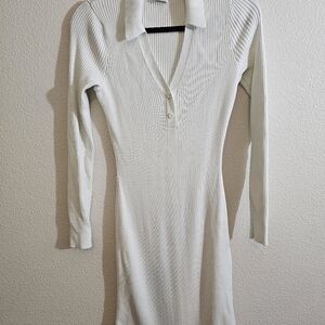 Hollister | Dresses | Hollister Juniors Dress White Lace Keyhole Long Sleeve  Mini Dress | Poshmark
